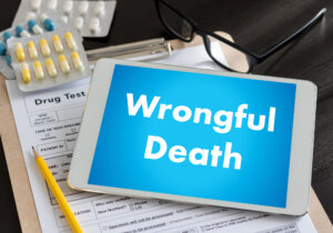 Wrongful-Death-Lawyer-Dublin-Ohio-Wrongful Death Doctor talk and patient medical working at office
