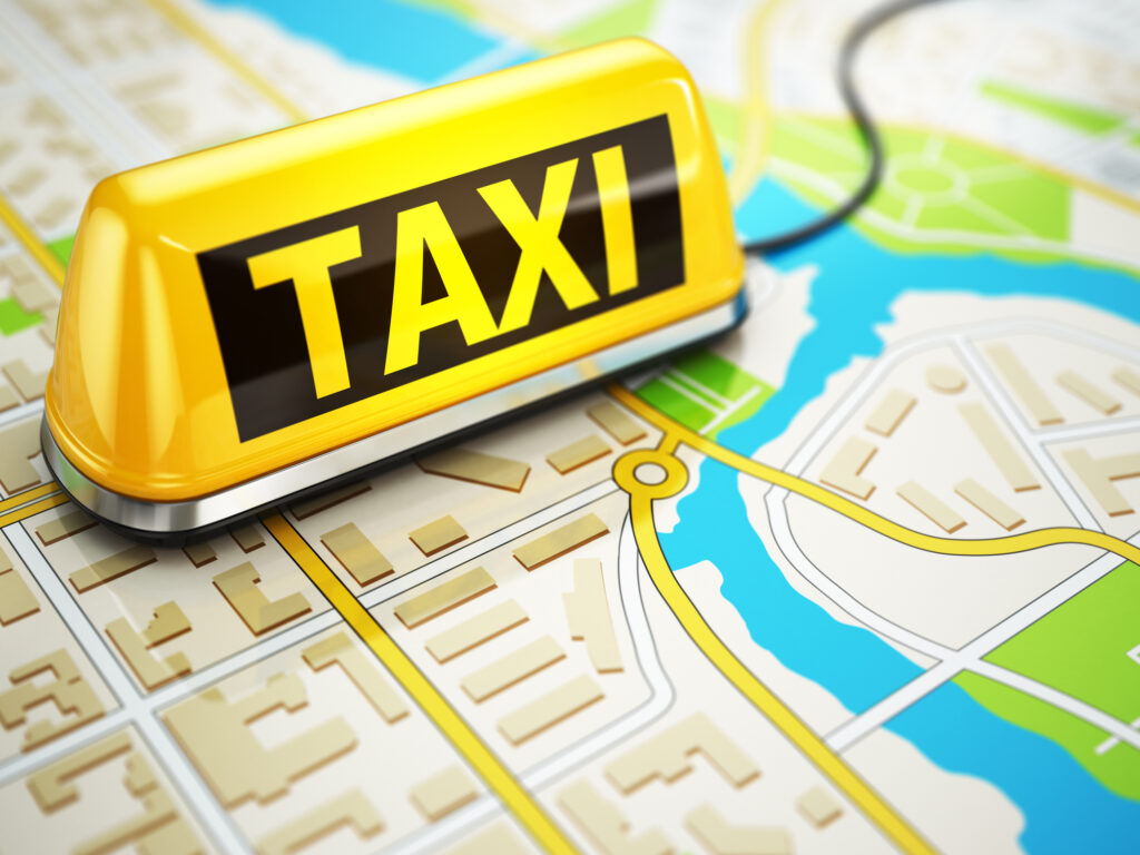 Taxi car accident